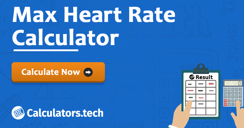  max heart rate calculator 