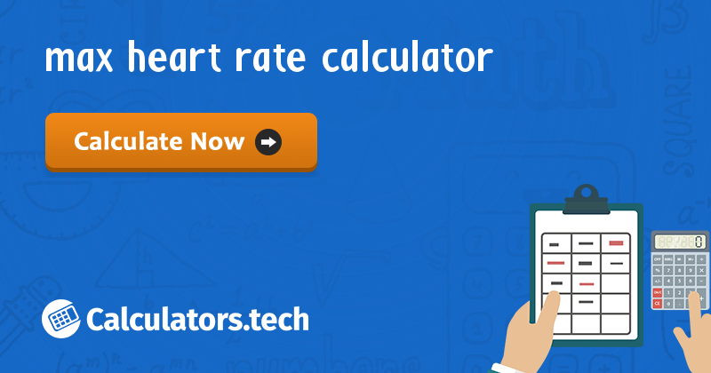  max heart rate calculator 
