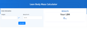 lean body mass calculator